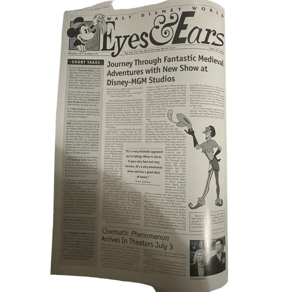 Disney Eyes & Ears 1994 Vol 24 # 14/17/25/ 1996 The Hunchback Of Notre Dame RARE - Picture 13 of 14